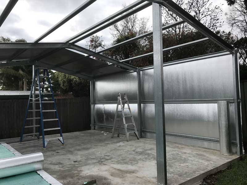 Bluescope steel frame